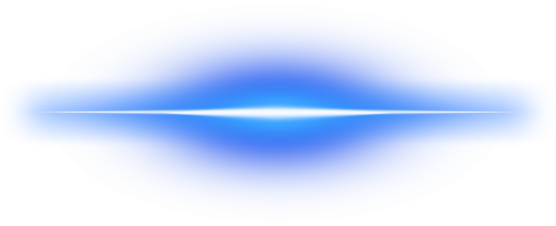 Glowing Blue Neon Line